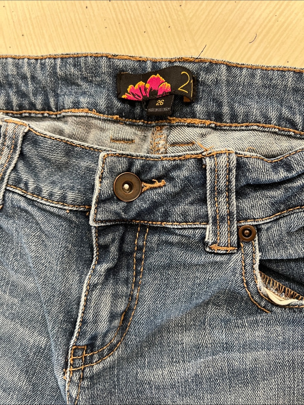 Forever 21 Blue High-Rise Women's Jeans